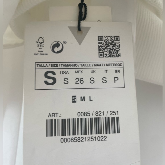 NWT Zara Sweetheart Neck Top - Picture 10 of 10